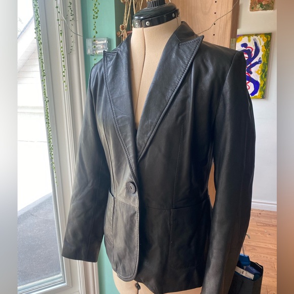 Leather zara jacket - Picture 3 of 7